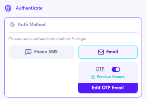 Hãy bật xác thực OTP qua email hoặc số điện thoại trước khi phát quà.